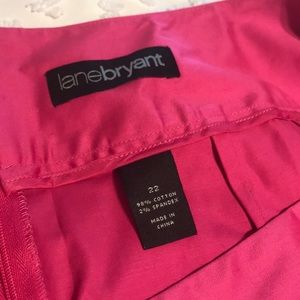 Lane Bryant Pink Pencil Skirt